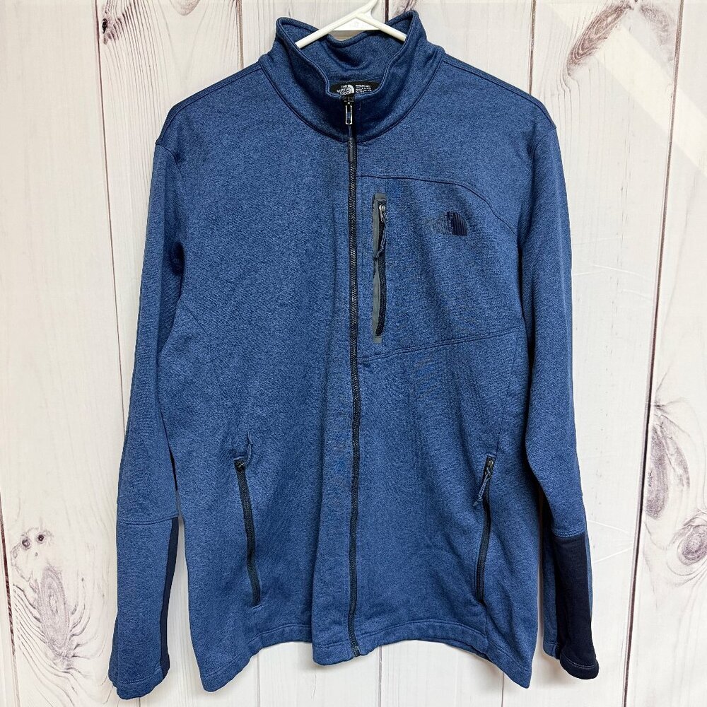 The North Face Men’s Canyonlands Full Zip Jacket XL Blue Heather EUC‎